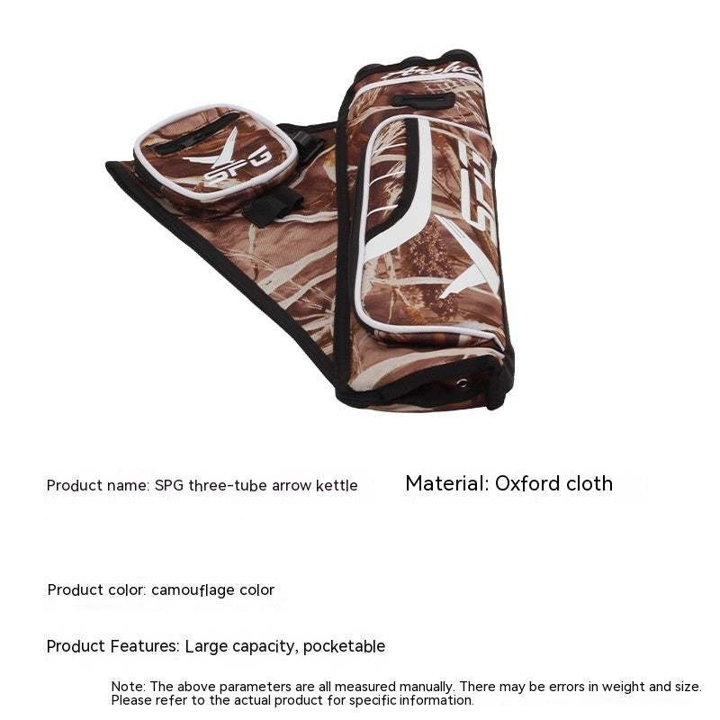 Experience Archery Like Never Before with the Three-tube Arrow Pot Quiver